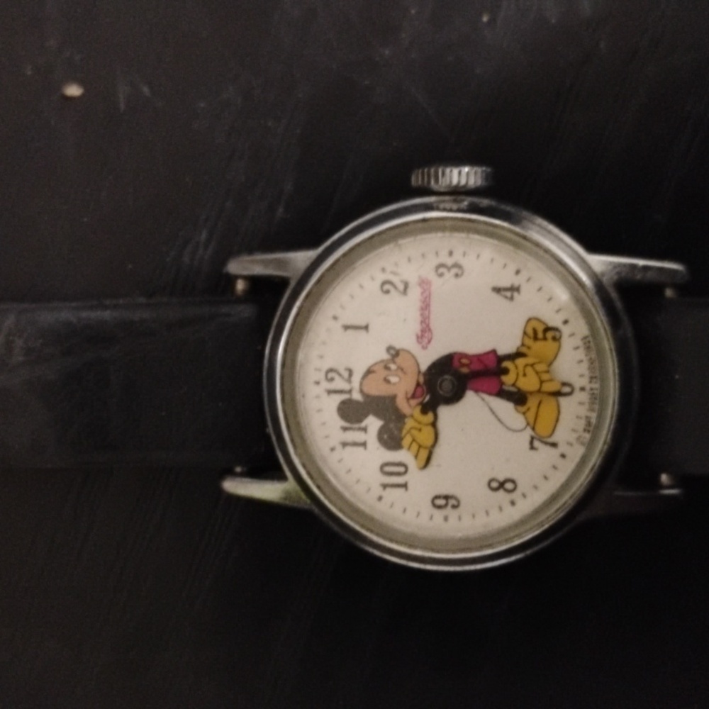 Vintage collectible Mickey mouse watch